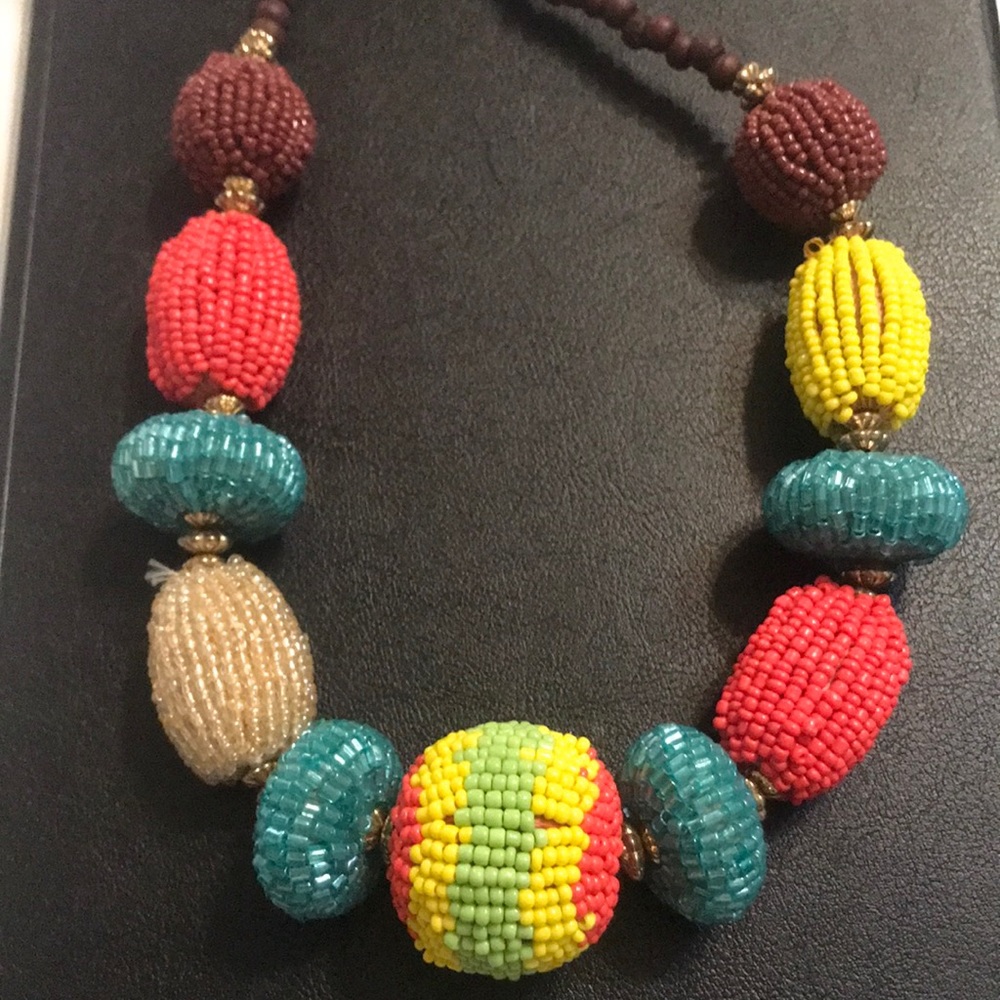 Vintage Micro Beaded necklace